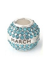 delightful teensy spacer beads birthstone baby charm